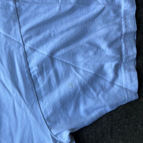 VINTAGE PICASSO DOVE OF PEACE BIRD ART TEE WHITE SHIRT MENS XL SUCCESSION 90S - Picture 5 of 6